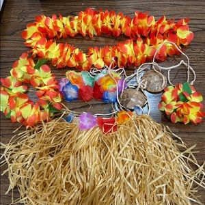 Toddler hula girl costume